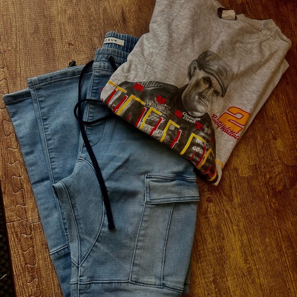 PacSun Blue Casual Denim Shorts - Picture 1 of 4
